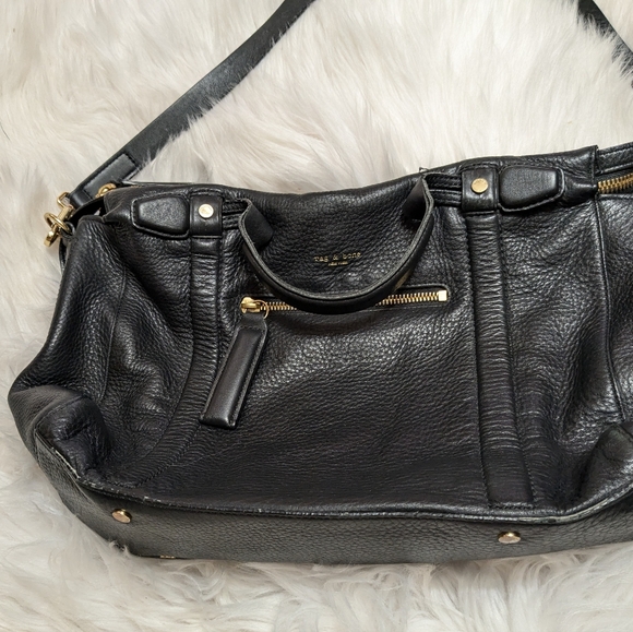 RAG & BONE Aston Leather Satchel  Handbag, Purse, Weekender Bag, Carry MSRP $925 - Picture 6 of 12